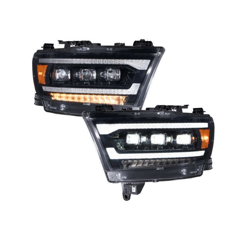 Ram 1500 Headlights - Front - FORM Lighting - Sequential LED Projector - `19-`24